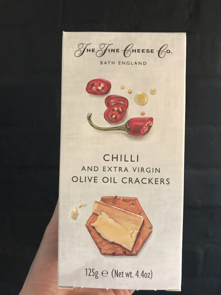 CHILLI & EXTRA VIRGIN OLIVE OIL CRACKERS