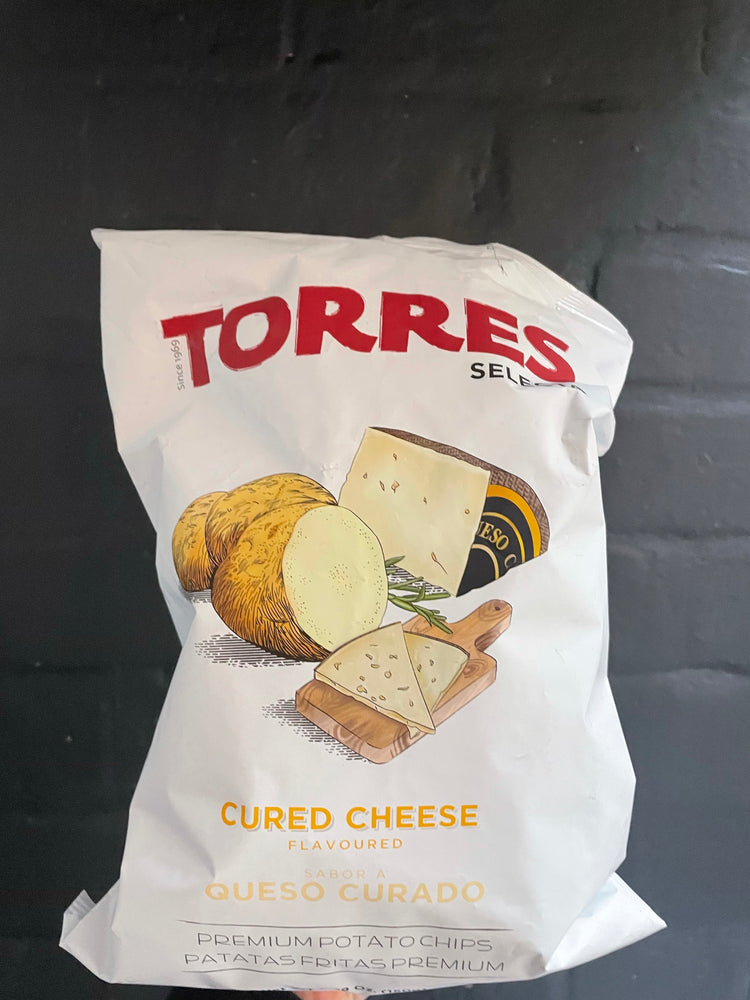 Torres cured cheese crisps
