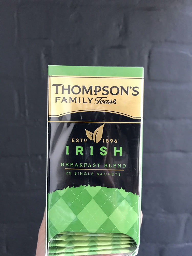 Thompson’s Irish Breakfast single sachet Tea bags